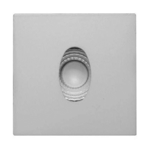 Luminaria Cortesía Cuadrado de Empotrar Salida de Luz puntual 2.5W Blanco Cálido - Wattko